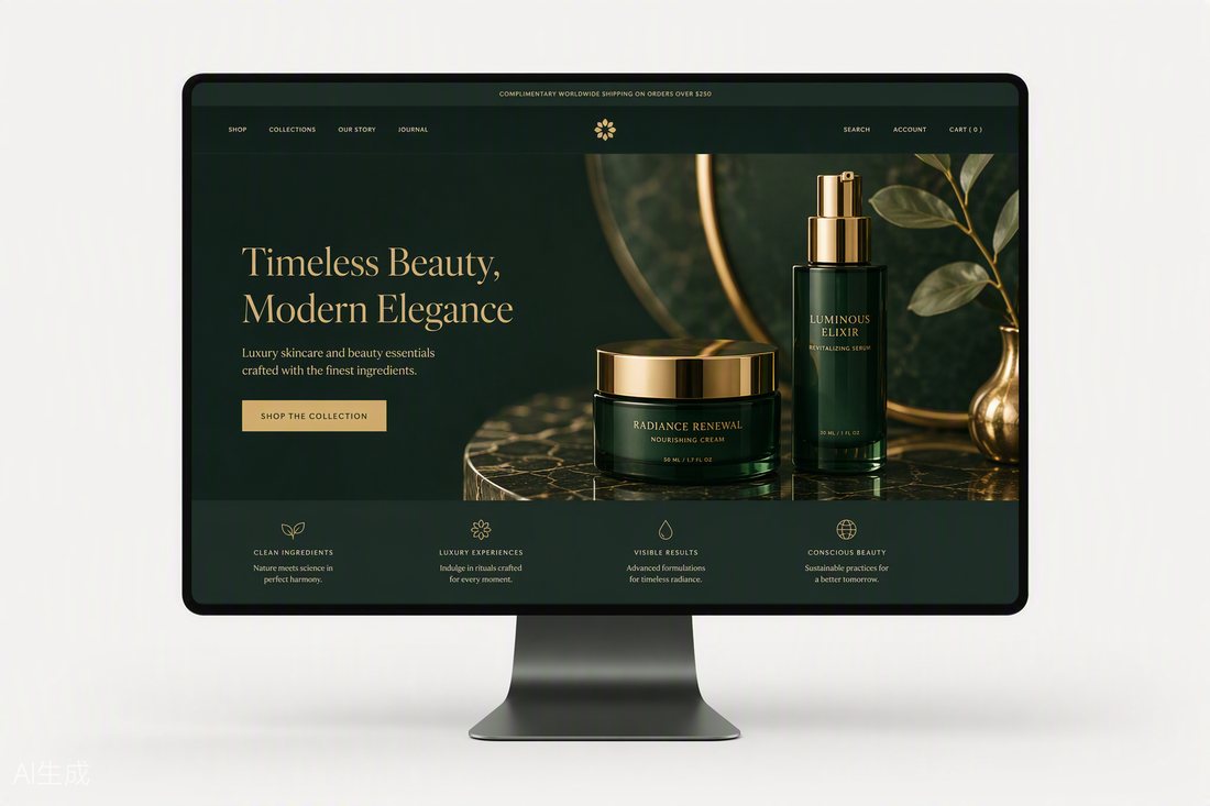 Aurelia Beauty brand artwork